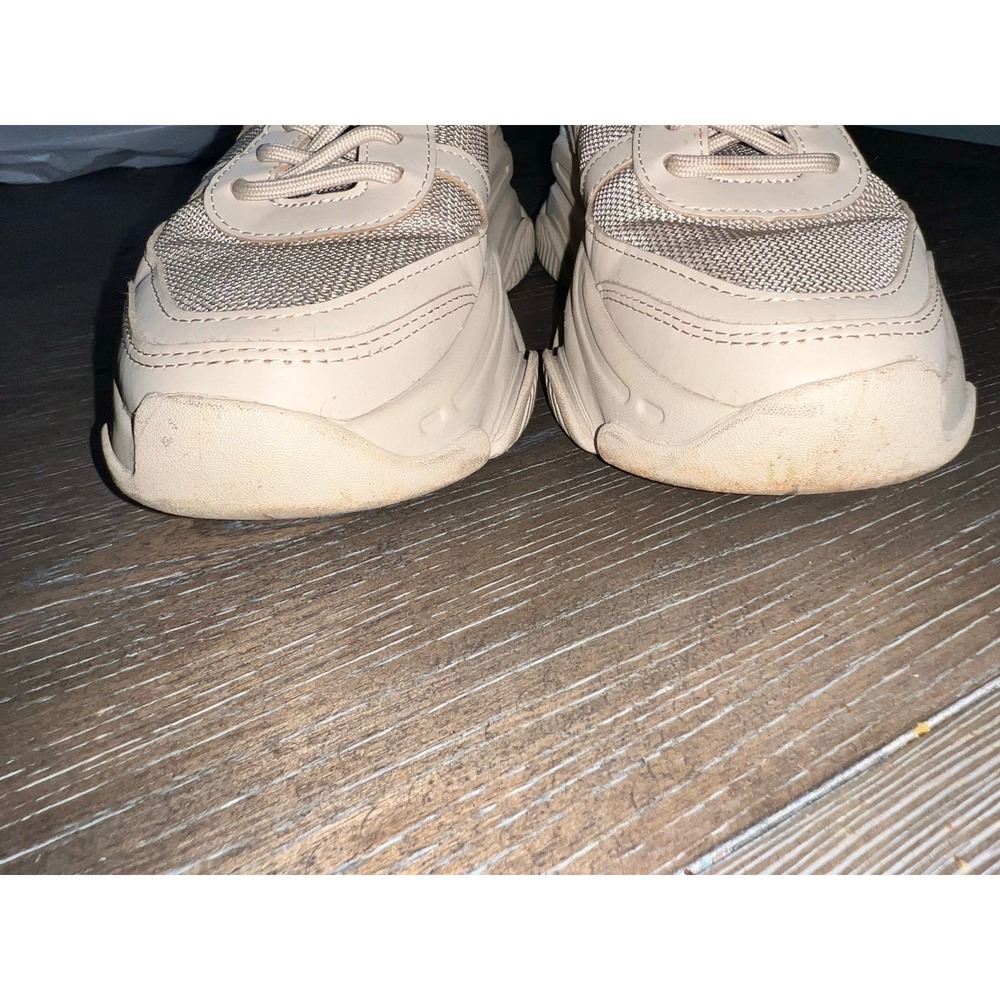 Steve Madden Women's Chunky Cream and Tan Trainers Size 7.5 - Picture 6 of 11